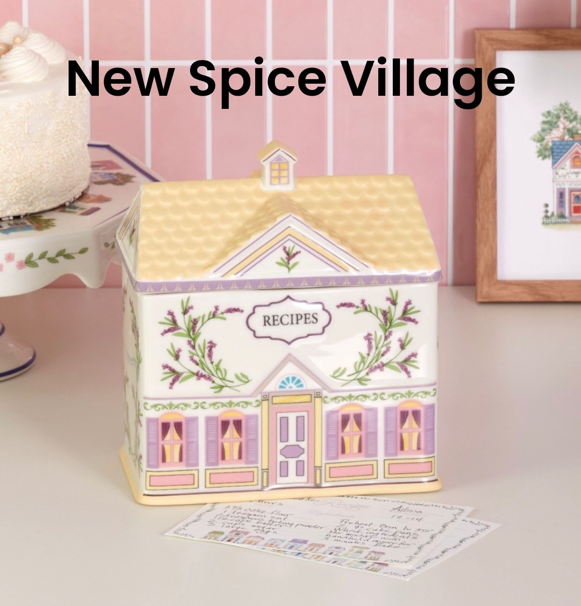 New pieces now available for Lenox’s popular spice village. New additions include recipe card box, spoon rest, cake plate, serving trays, mugs and more! 

#LTKHome #LTKmorningroutine #LTKWedding