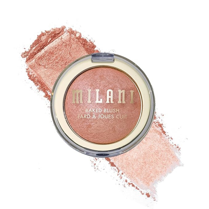 Milani Baked Blush, Updated Powder Blush for Cheeks, Cruelty Free Makeup - Shape, Contour & Highl... | Amazon (US)