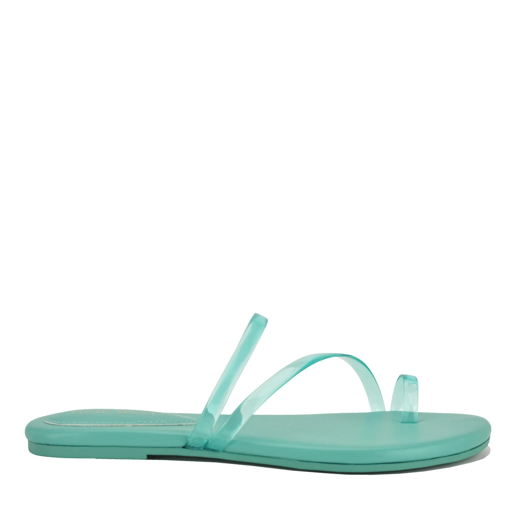 Women's Bazz Jelly Flat Sandals - Teal | Nine West | Nine West (US)