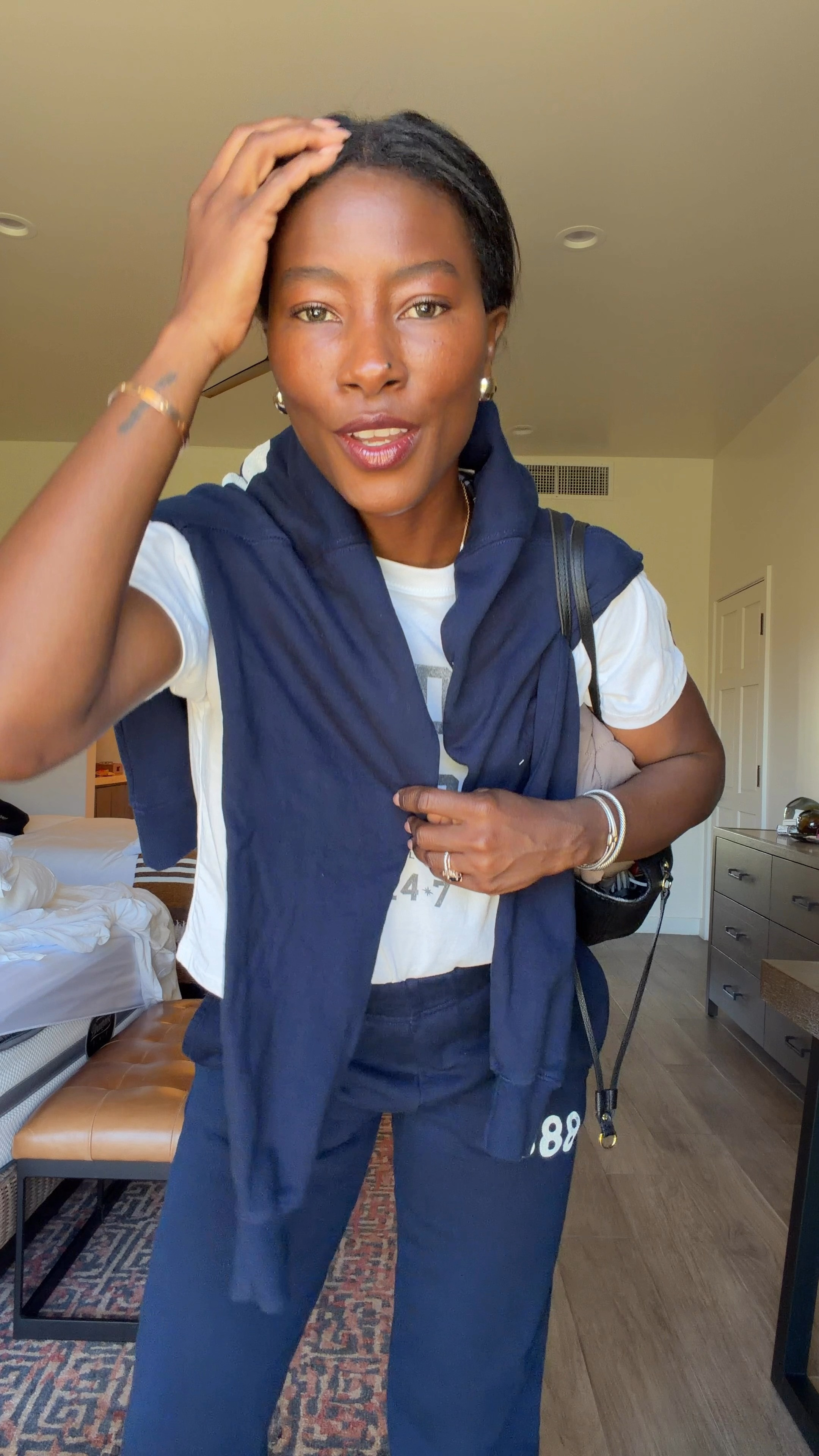 Airport fit leaving a wonderful week with @Spiritual Gangster . We had a week full of movement, wellness and mental peace.  

 Airport fit, comfy travel look, sweat set

#LTKootd #LTKTravel #LTKSaleAlert