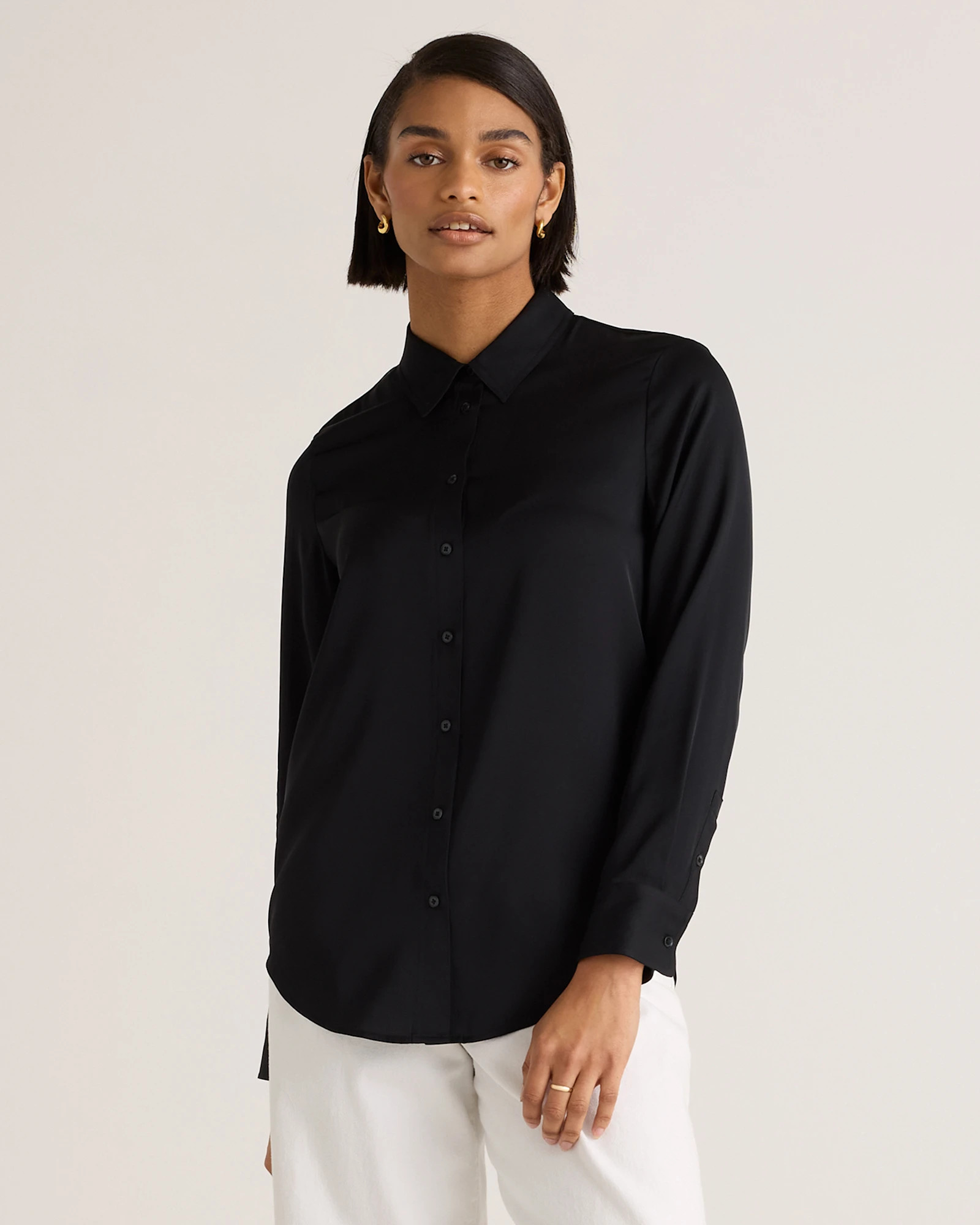 Washable Stretch Silk Blouse | Quince | Quince