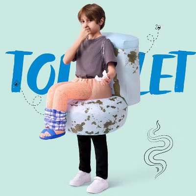 Joyfy Kids' Inflatable Toilet Halloween Funny Costume – Hilarious Halloween & Party Outfit 🚽 | Target