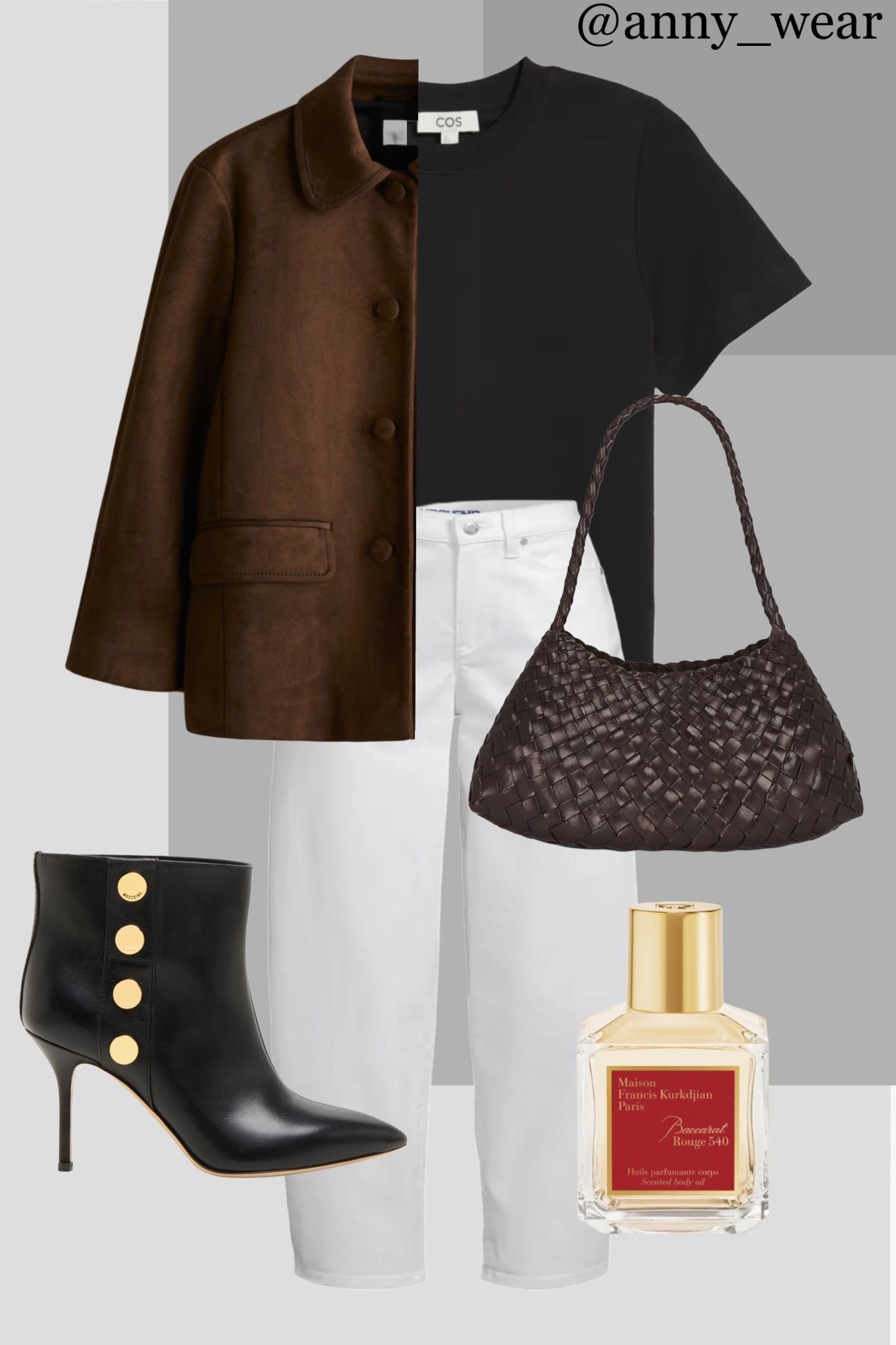 Rich brown suede jacket anchors this look. A black tee keeps it sleek underneath. Love the detail of the woven leather shoulder bag. Finished with sharp black heeled booties for a polished yet relaxed vibe. Perfect day-to-night transitional style. #CasualChic

Work outfit 2025 
Brown jacket 
Black tee
White jeans 
Brown suede jacket 
White barrel jeans 
Black boots 
Black tees
capsule wardrobe workwear 
work ootd
workwear capsule
winter work outfit
spring office outfits
summer work outfits
smart casual office outfits 
casual office outfits 
smart casual workwear
casual work outfits
office casual 
casual work top
casual workwear 
city break 
womens work outfits
spring casual work outfit 
jeans work outfit 
work pumps 
work wear style 
work wearing 
casual workwear 
work wear style 
сapsule wardrobe spring
casual suit outfit 
teacher outfit 
midsize work outfit 
womens work pants
black work pants 
size 8 influencer
capsule wardrobe 
work lunch outfit 
affordable fashion 
interview outfit 
lunch outfit 
lunch date outfit
Work outfit ideas 
office wear for women 
womens work clothes 
blouses for work
womens work pants 
work skirts for women 
work jacket for women 
corporate outfits
work accessories for women 
work jewelry 
work booties 
womens work bags
blazer outfits
blazers for work 
workwear elegant outfit 
work сapsule wardrobe 
comfortable office shoes 
work tote bag
workwear with boots
Mango outfits sunday brunch going out outfits photoshoot outfits dinner date outfit ssense work party outfit zara outfits paris outfit casual wardrobe europe outfits saks 5th avenue new york outfits city street styles new york city ltku over 40 capsule wardrobe popular today summer looks city outfits Abercrombie outfits casual spring outfit classy casual everyday necklace

#LTKstyletip #LTKbeauty #LTKshoecrush #LTKitbag 

#LTKU #LTKSaleAlert #LTKWorkwear #LTKFindsUnder100