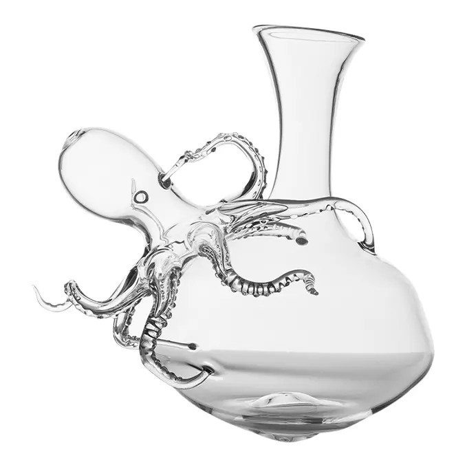 Decanter from the Tentacles Wine Series by Simone Crestani | Chairish