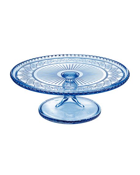 Godinger Blue Claro Cake Plate | Neiman Marcus