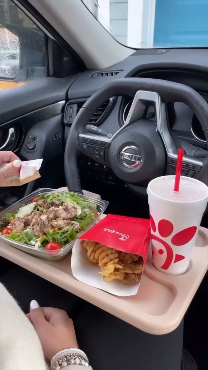 Tag someone who needs this!! 🚗 🚘 I know so many people work from their car or are in their car a lot for work and end up having lunch in the car in between meetings or picking up the kids in the pick up line. I also use this for road trips - it beats eating from your lap any day!! 
Obviously it goes without saying - I’m going to say it anyway because this is the internet 😂 Only use this while parked (event tho honestly you wouldn’t be able to drive with it on) don’t ask me why I have to make this disclaimer LOL)




#LTKWatchNow #LTKTravel #LTKFindsUnder50