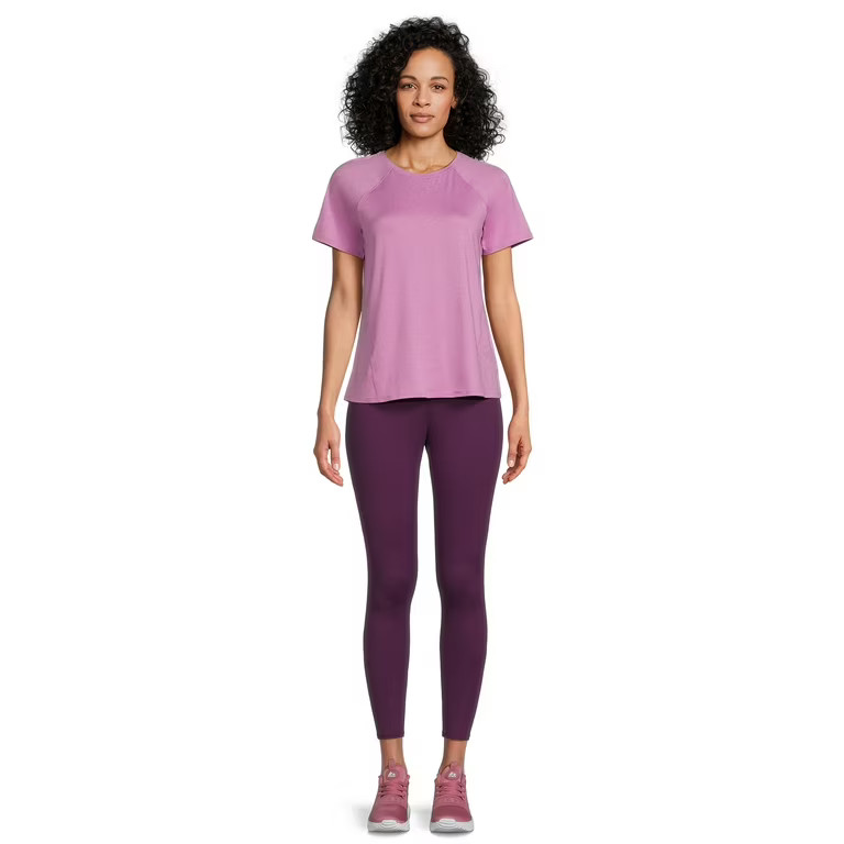 Athletic Works Women's Active T-Shirt and Leggings Set, 2-Piece, Sizes XS-XXXL | Walmart (US)
