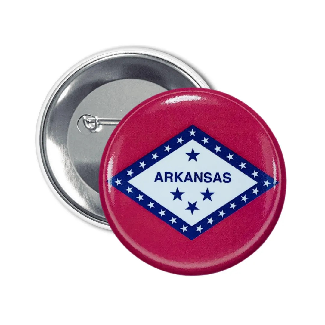 Round Button - State Flag Arkansas - USA - Etsy | Etsy (US)