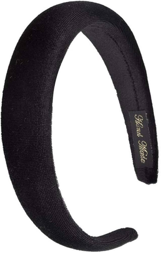FXQHAN Hanv Padded Headbands Velvet Headband Puffy Sponge Thick Headbands Vintage Wide Headband f... | Amazon (US)
