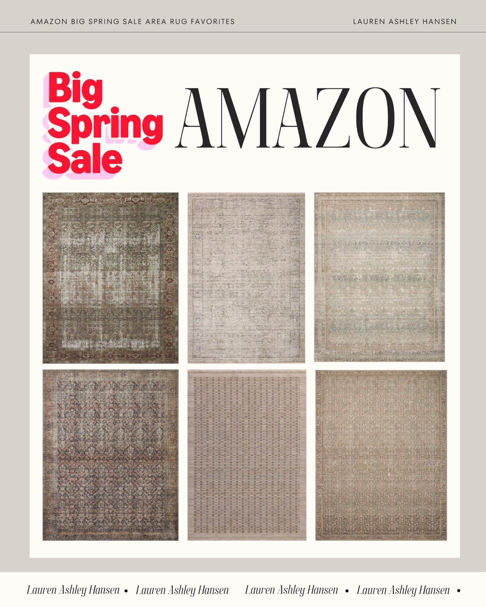 The Amazon Big Spring Sale officially starts tomorrow, but so many of my favorite rugs in our home and beyond are already on sale! Bestsellers and top favorites!


#LTKSaleAlert #LTKHome