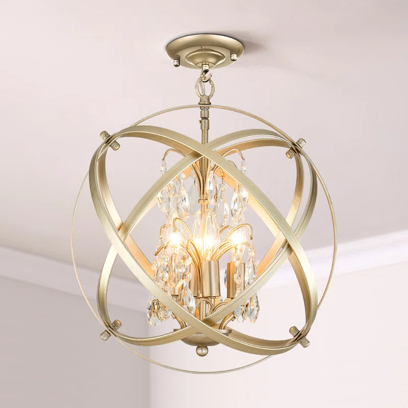 4-Light 16.5'' Semi Flush Mount | Wayfair Professional