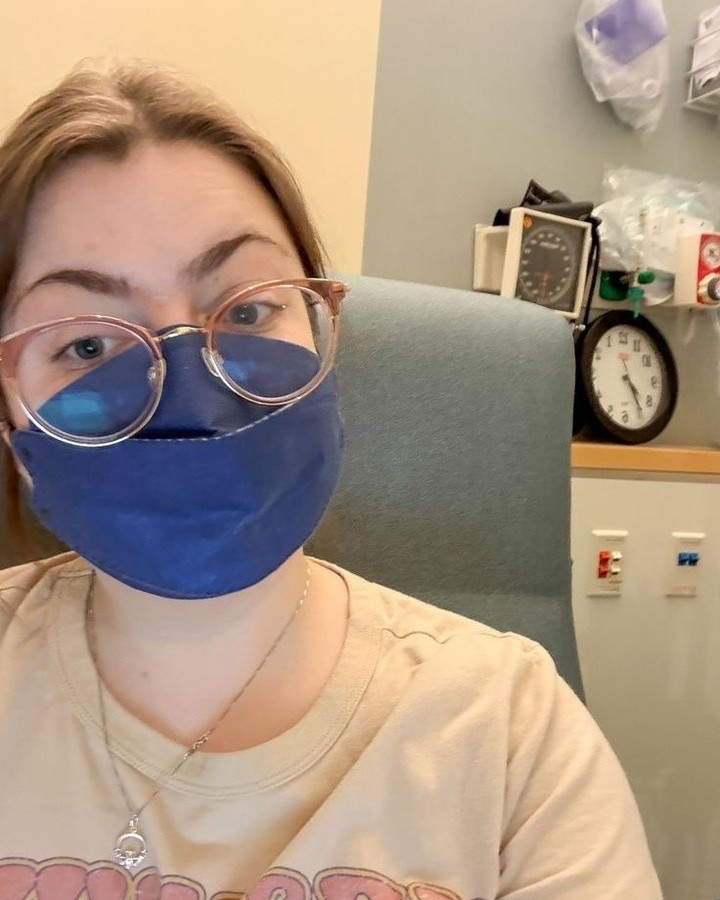 Being chronically ill involves a lot more than "just" the symptoms. ⁣
⁣
It means hours spent at doctor's offices. ⁣
⁣
It means hoping that a doctor believes you. ⁣
⁣
It means anxiety over your future. ⁣
⁣
It means changing your life and trying medications. ⁣
⁣
it means juggling side effects of those medications (and determining if the medication is worth it due to those side effects). ⁣
⁣
it means losing friends. ⁣
⁣
It means accepting uncertainty. ⁣
⁣
What does it mean for you?⁣
⁣
⬛⁣⁣⁣
⁣
I’m Kate, a chronic illness patient and advocate sharing what my life is like with 10+ chronic illnesses. Follow me for more and check out my blog at katethealmostgreat.com⁣⁣⁣⁣⁣⁣⁣⁣⁣⁣⁣⁣⁣.⁣⁣⁣⁣⁣⁣⁣⁣⁣⁣
⁣
⬛⁣⁣
⁣
ID: Kate sits in an infusion chair. She's a brunette white woman wearing a yellow t-shirt, blue mask, and pink glasses. ⁣
⁣
#ChronicallyIll #ChronicPain #ChronicIllness #SpoonieLife