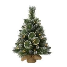 2ft. Pre-Lit Artificial Christmas Tree in Burlap Sack, Warm White LED Lights | Michaels Stores