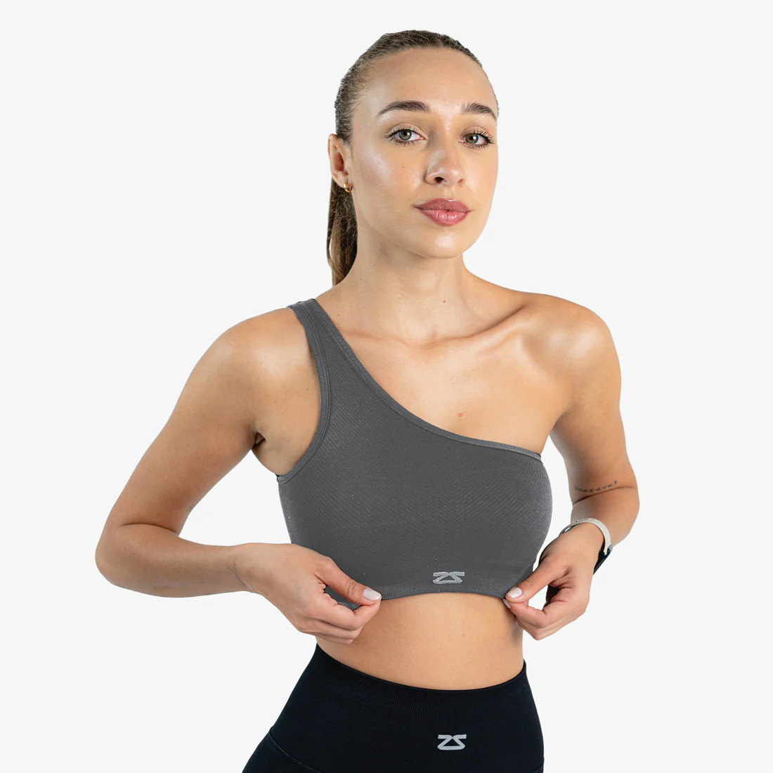 One Shoulder Sports Bra | Zensah