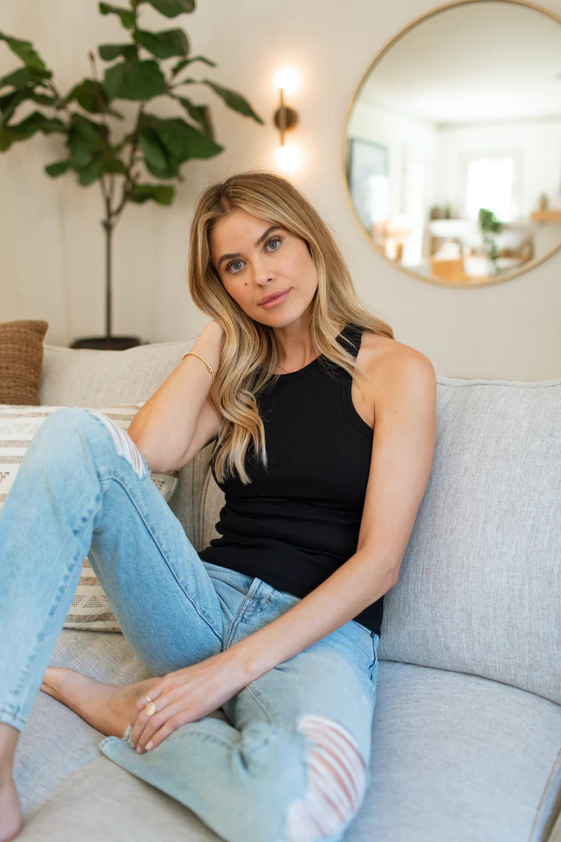 Vida Ribbed Tank | Carly Jean Los Angeles