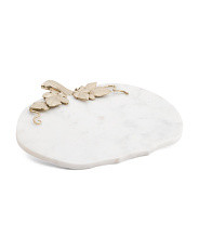 Marble Pumpkin Platter | TJ Maxx