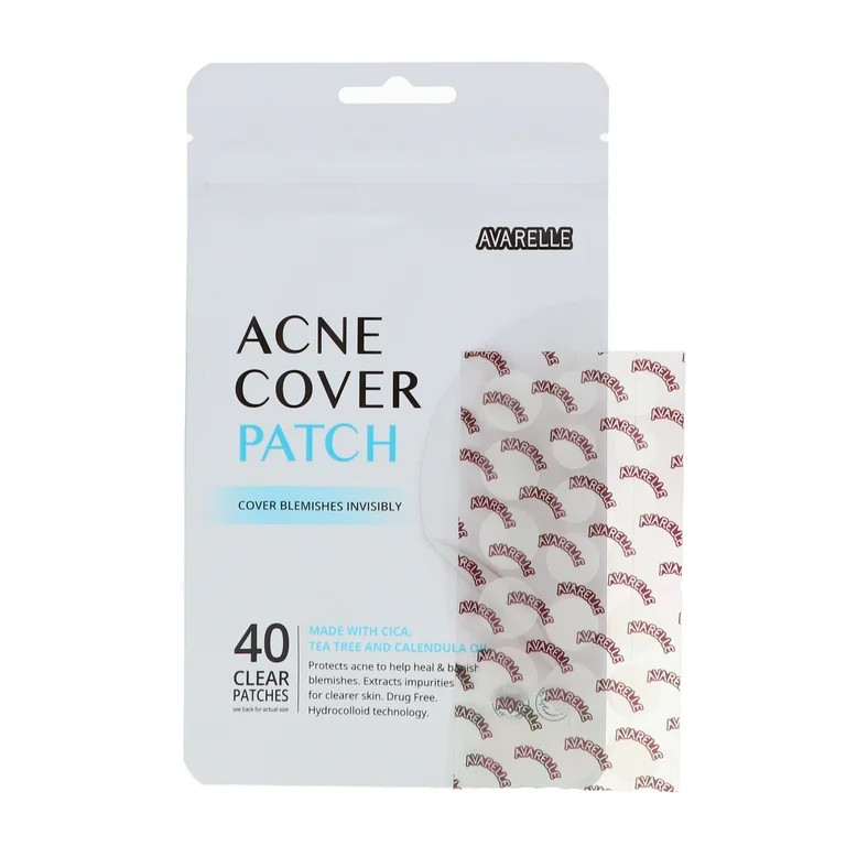 Avarelle Acne Treatment Pimple Cover Patch, 40 Count - Walmart.com | Walmart (US)