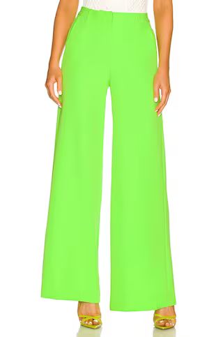 L'AGENCE Pilar Wide Leg Pant in Lime Green from Revolve.com | Revolve Clothing (Global)