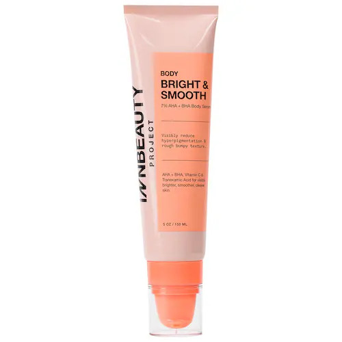 iNNBEAUTY PROJECT Bright & Smooth Body Serum for Dark Spots & Bumps with 7% AHA + BHA | Sephora (US)