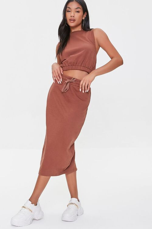 Cotton Tank Top & Skirt Set | Forever 21 (US)