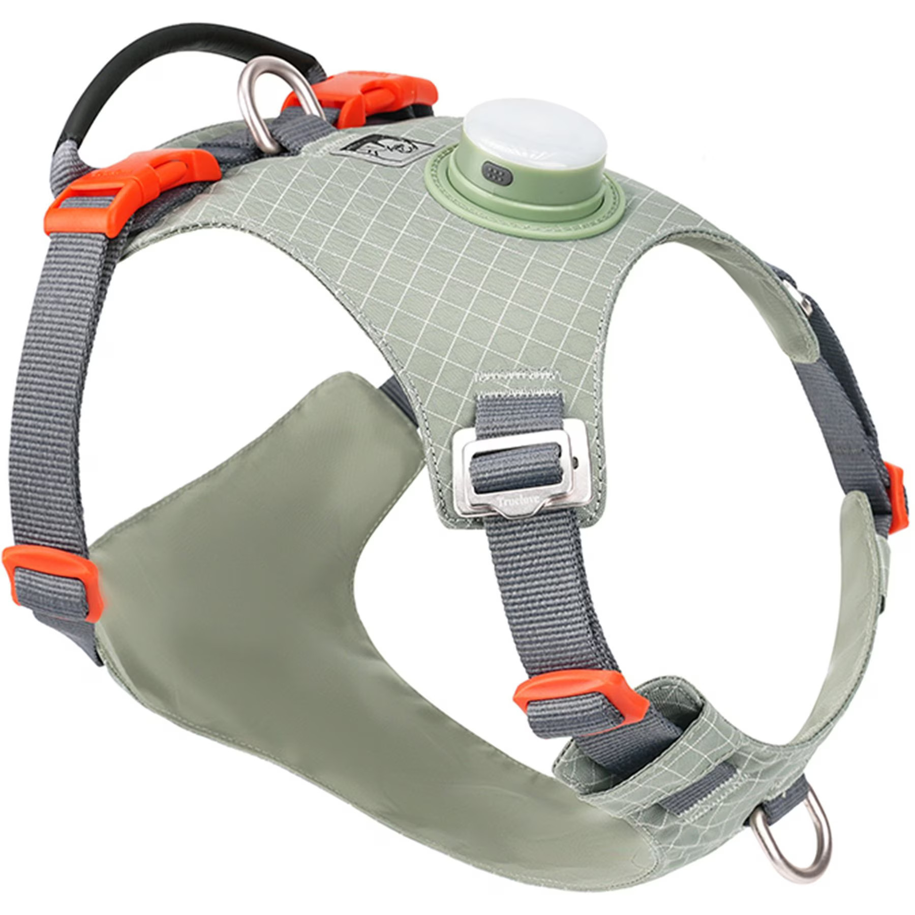 Chai's Choice Tracker Jacker Dog Harness, Seafoam Green, Medium: 22 to 27-in chest | Chewy