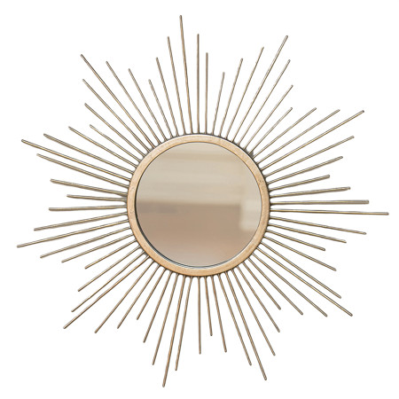 HomeMagic Antique Gold Starburst Mirror | Walmart (US)