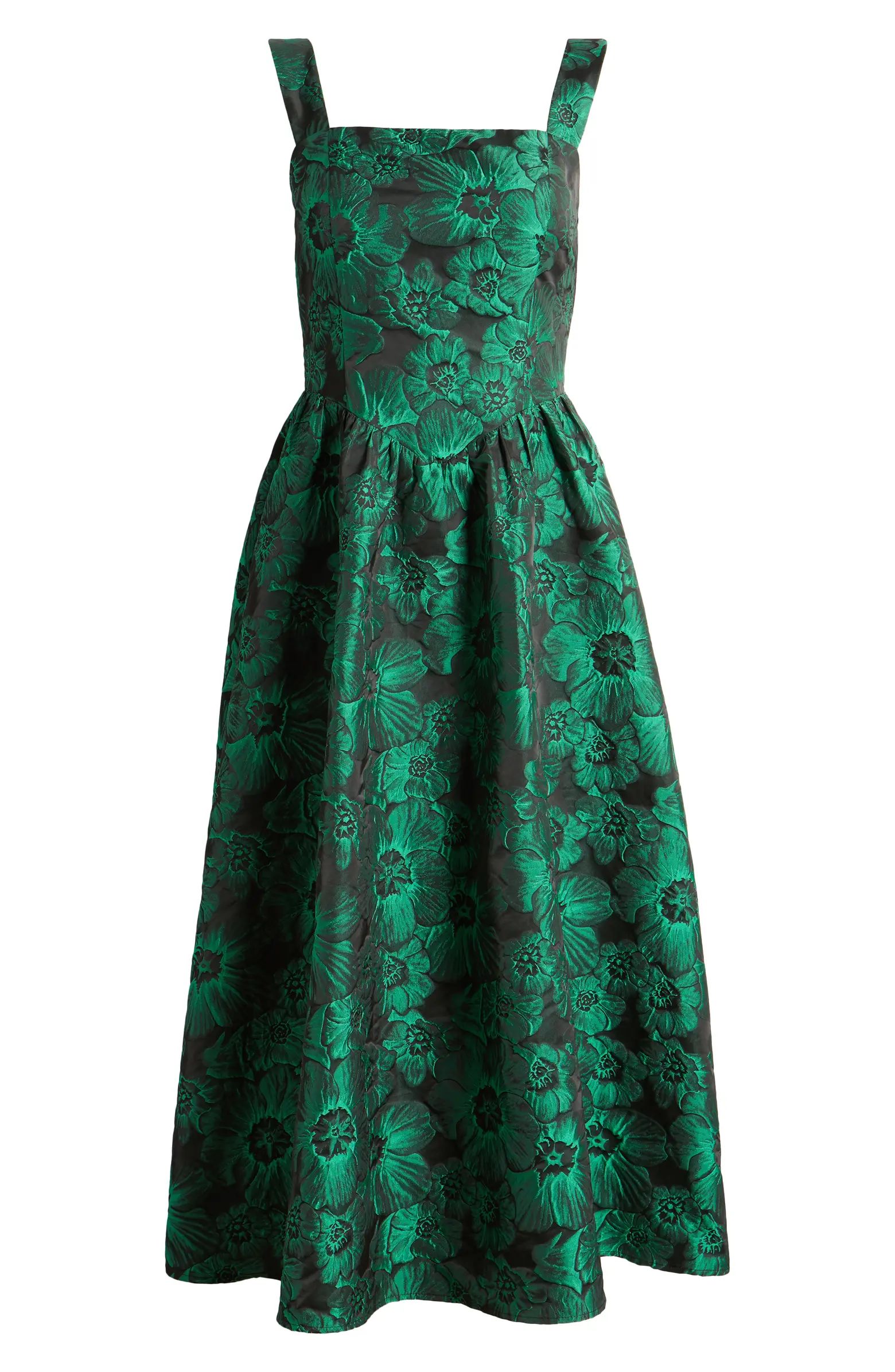 Chelsea28 Sleeveless Brocade Midi Dress | Nordstrom | Nordstrom