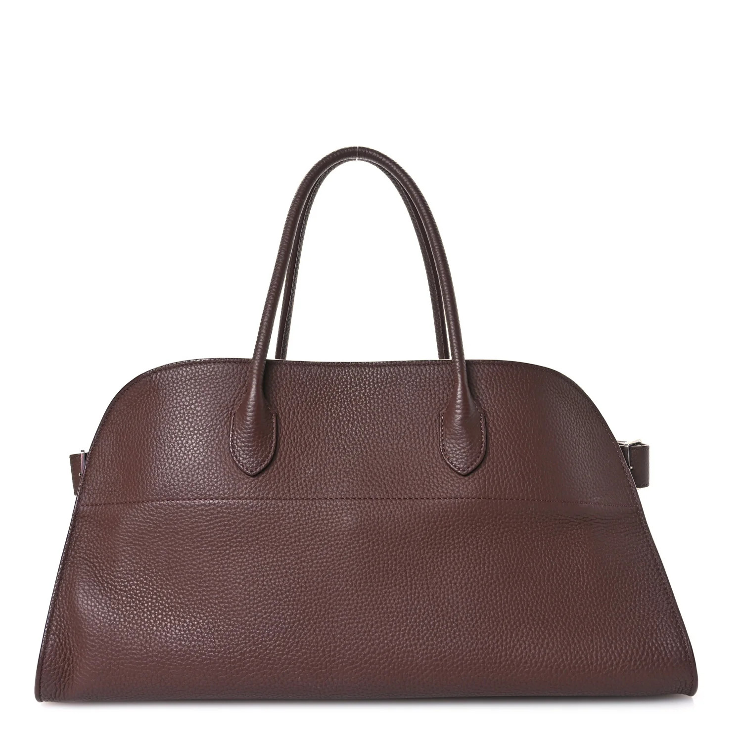 Matte Grained Calfskin EW Margaux Dark Mocha | FASHIONPHILE (US)