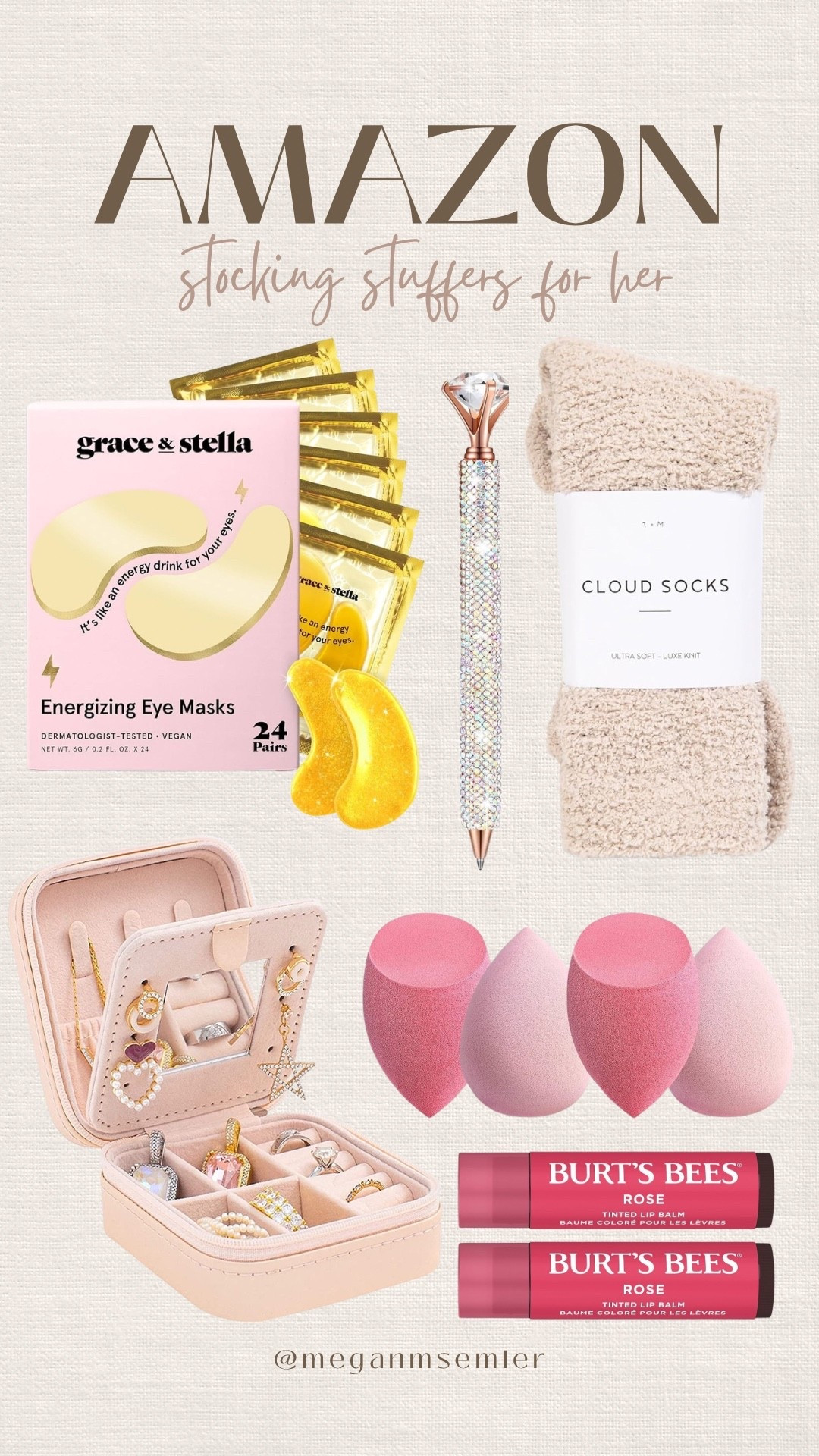 Amazon stocking stuffers for her 

#LTKFindsUnder100 #LTKGiftGuide #LTKHoliday