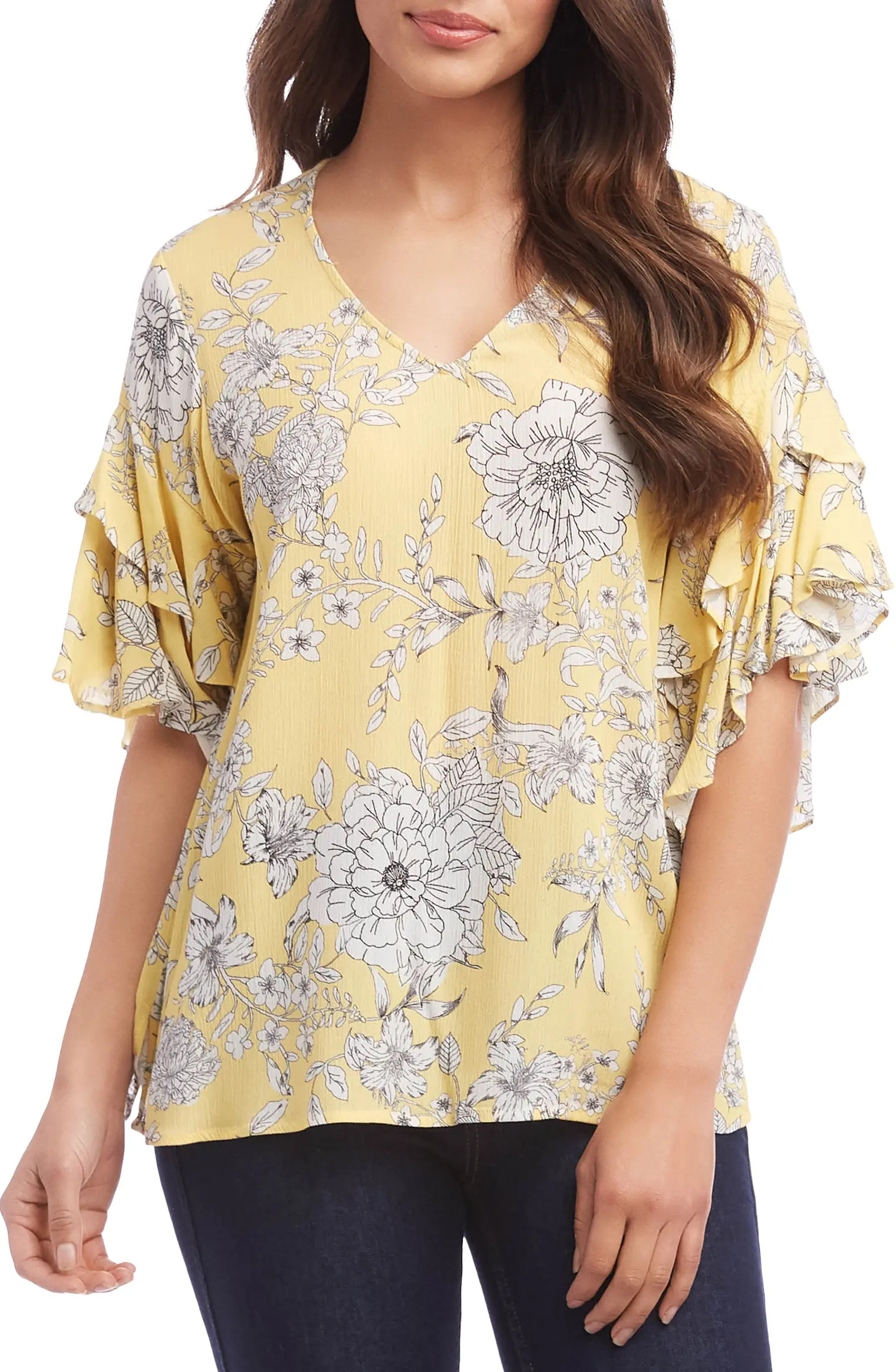 Ruffle Sleeve Top | Nordstrom