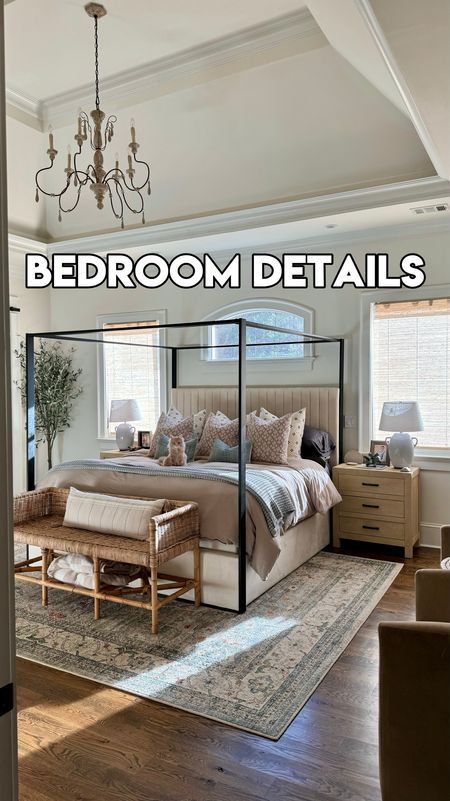 Bedroom details that aren’t from Amazon. The bench at the end if our bed, sitting chairs, gallery wall, pillows, blinds, & more. ❤️ 

#LTKhome #LTKfindsunder100 #LTKstyletip