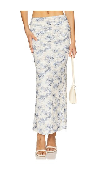 Riva Maxi Skirt in Porcelain Rose | Revolve Clothing (Global)
