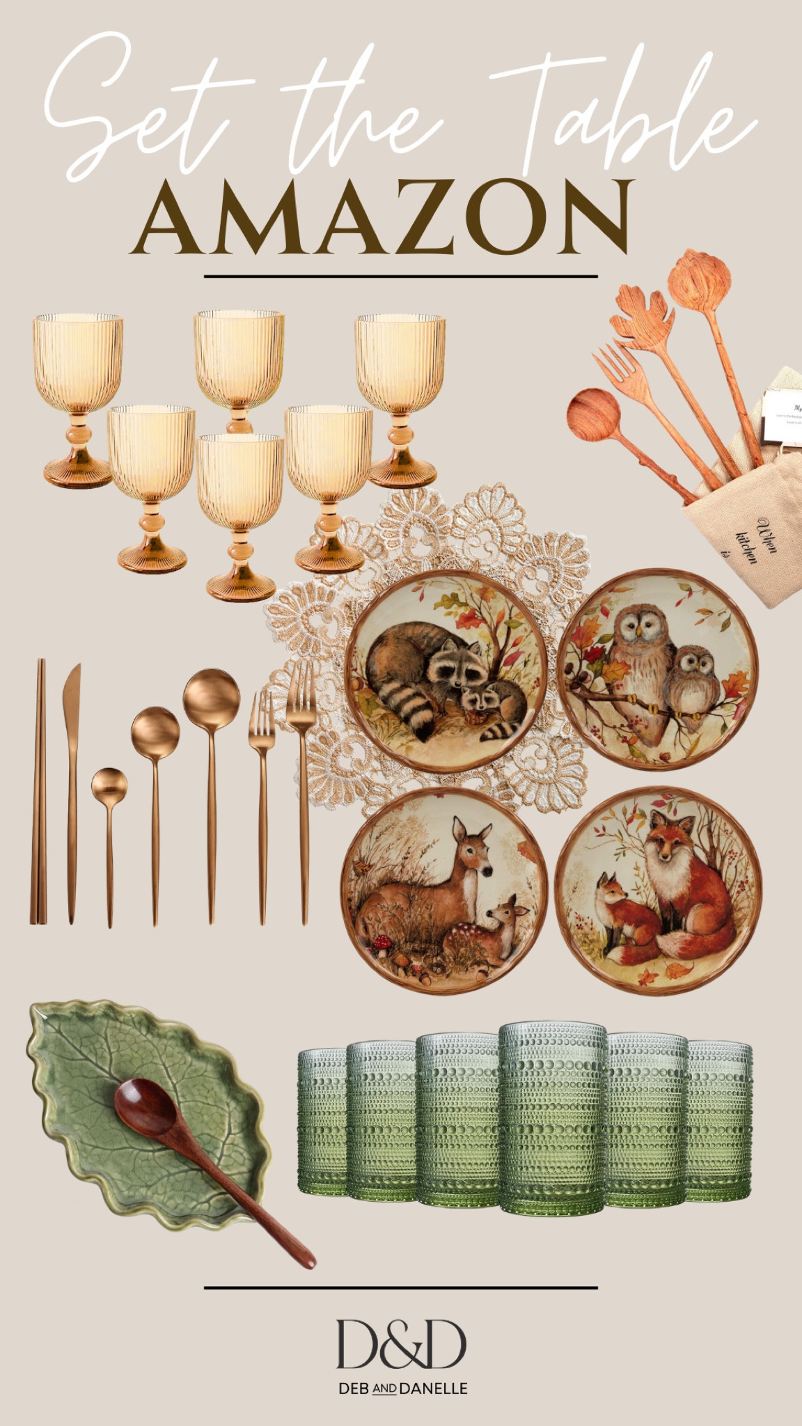 It is time to set the table for Fall. I ordered some dinnerware items for Amazon that Deb and I will use when we sit down for meals. I absolutely love the vintage style of all of these items. 

#LTKHome #LTKSeasonal #LTKFindsUnder100