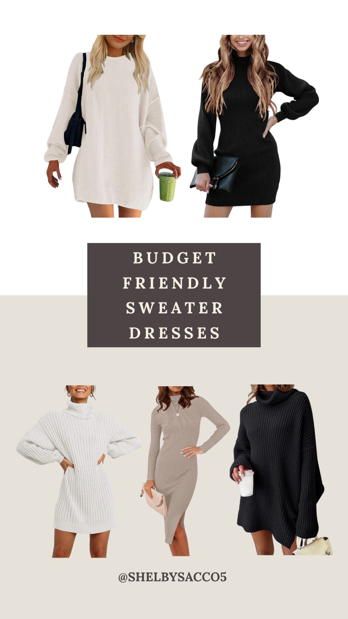 Budget Friendly Sweater Dress 🫶🏼

#LTKfindsunder100 #LTKSeasonal #LTKworkwear