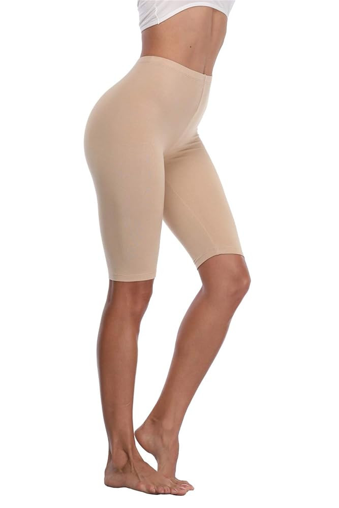 Kotii Women's Buttery Soft Short Leggings Modal Cotton Shorts Under Dresses Leggings Pants | Amazon (US)