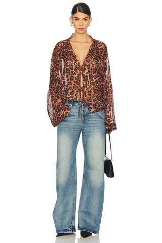 SNDYS x REVOLVE Eli Top in Leopard from Revolve.com | Revolve Clothing (Global)