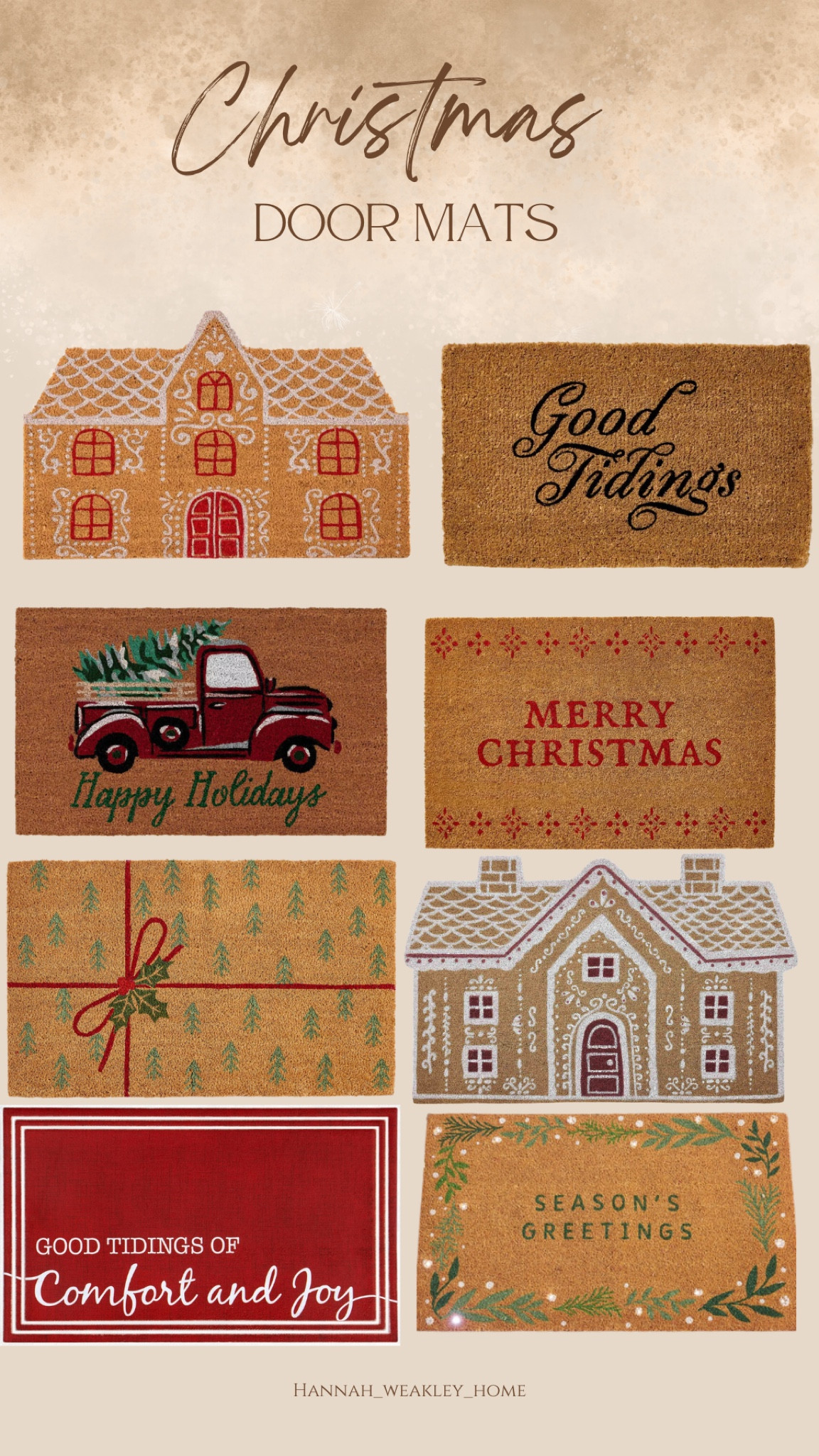 Christmas + holiday doormats || welcome mats || Christmas porch ideas #doormat #christmasporch

#LTKSeasonal #LTKCyberWeek #LTKHoliday
