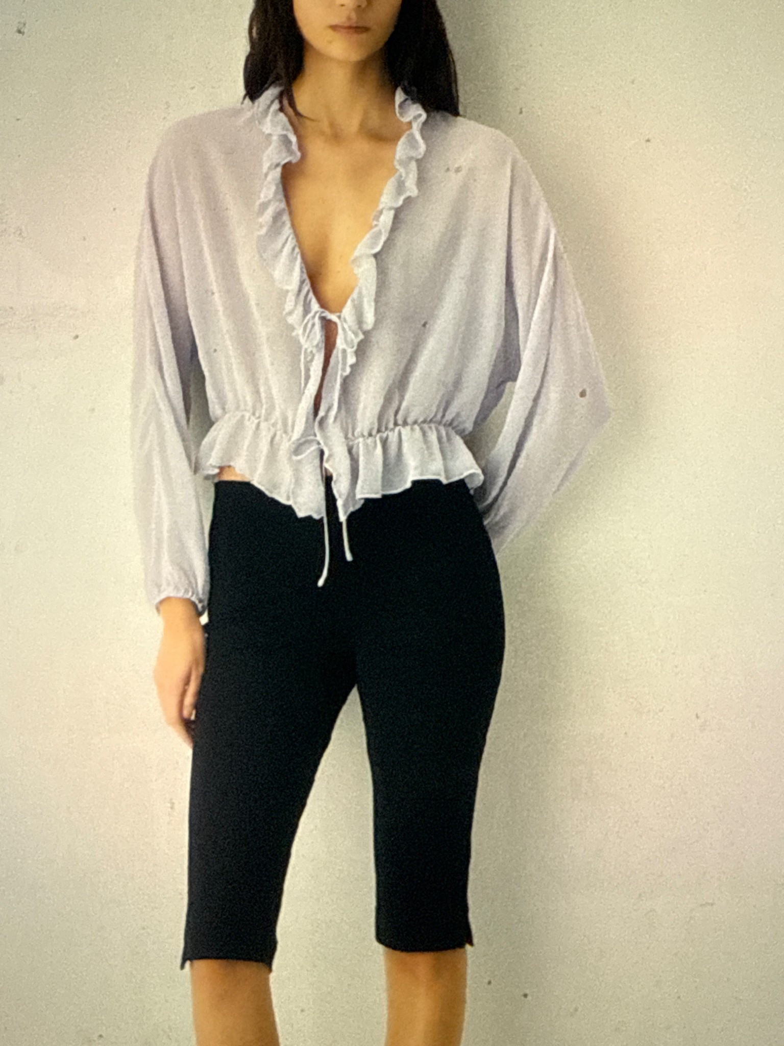 Lilac blouse wildflower 

#LTKsummer