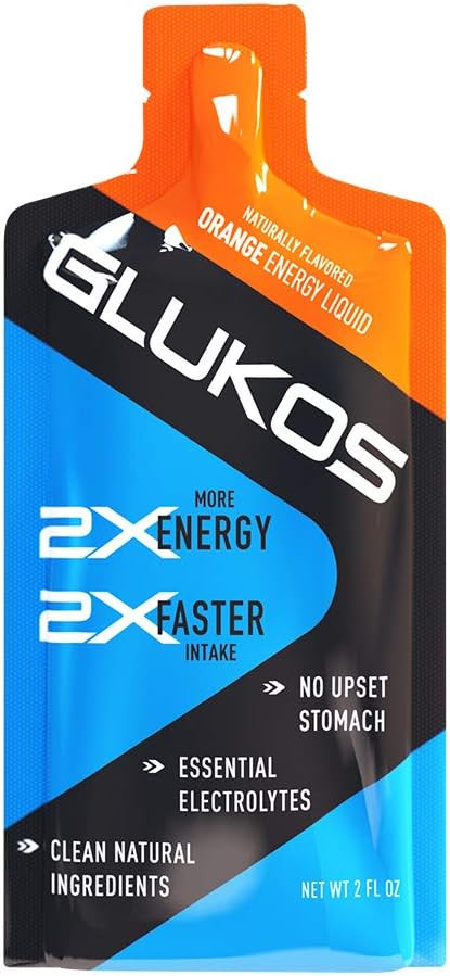 Glukos Energy Liquid Gel 2oz Packets, 12 Count Tray | Amazon (US)