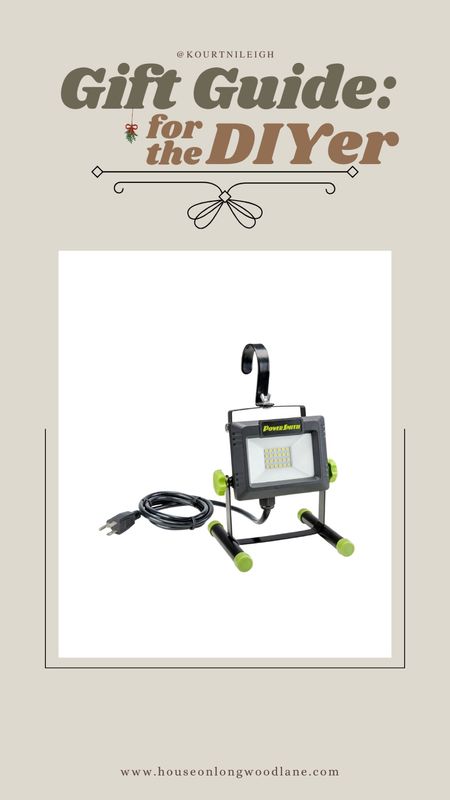 Holiday Gift Guide for the DIYer!

This is one of those things you didn’t know you needed till you demoed the whole room and realize your light source is completely gone! We’ve used this for every project we’ve done and love that it has a hook to hang high.

Our portable Work light with a large adjustable metal hook is currently on SALE for 22% OFF!

#LTKHoliday #LTKsalealert #LTKGiftGuide