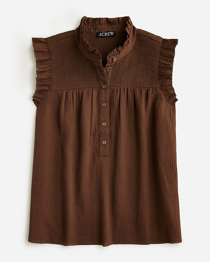 Garden top in soft gauze | J. Crew US