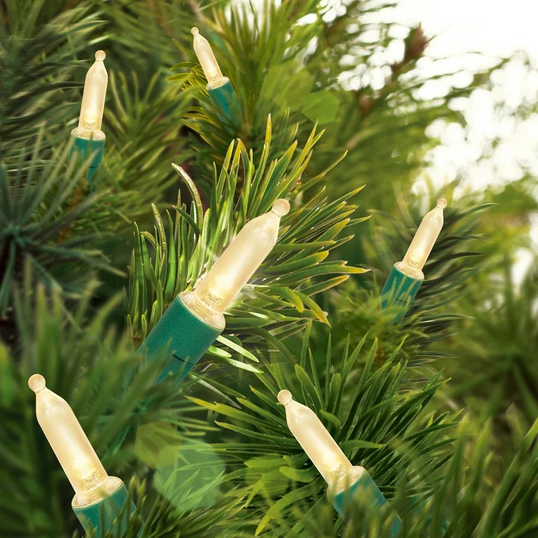 Indoor/Outdoor 100-Count LED Random Twinkle Mini Christmas String Lights, Warm White, 19.5', by H... | Walmart (US)