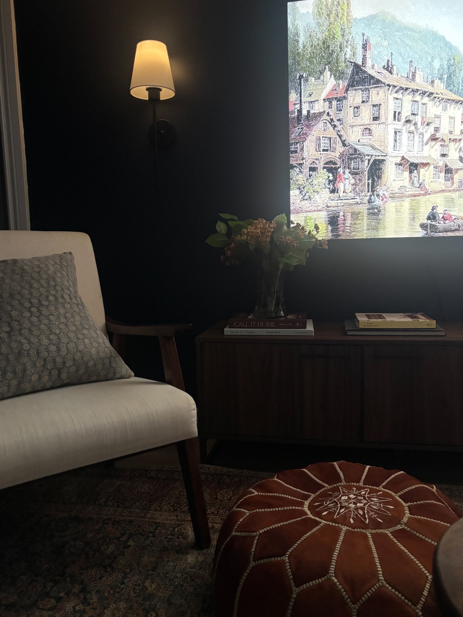 Moody Basement!
Wall painted railings by Farrow & Ball 

#LTKwinter #LTKcanada #LTKhome