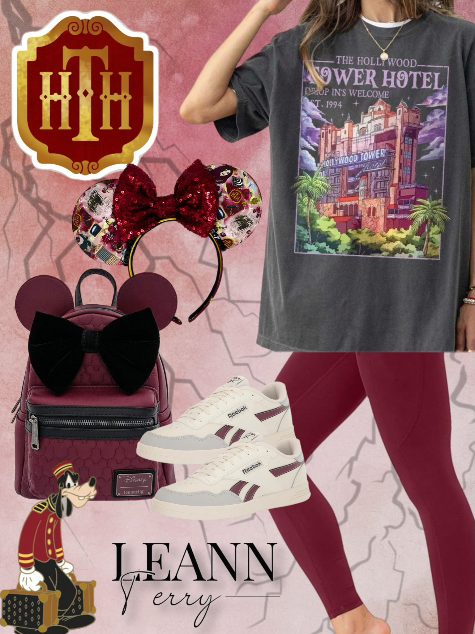 Channeling the eerie elegance of Tower of Terror! 🏰✨ #TowerofTerrorStyle #DisneyThrills #HauntedChic #FashionOnTheEdge #OOTD