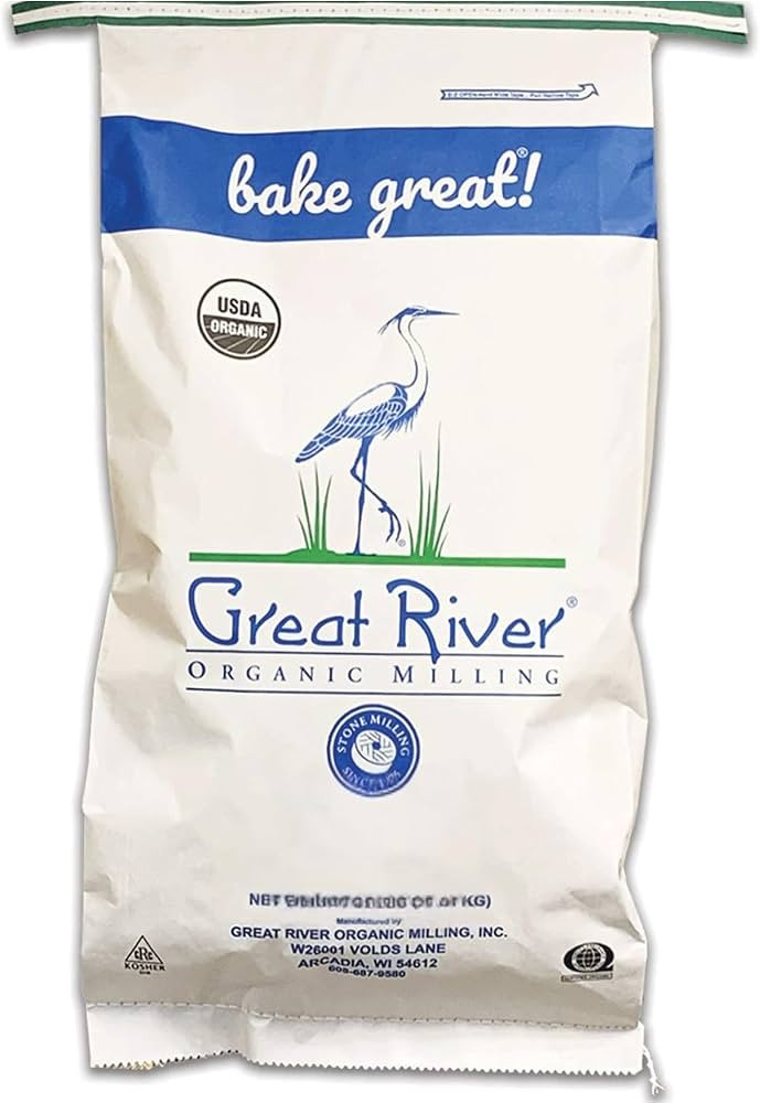 Great River Milling Organic Whole Wheat Flour | Unbleached & Unbromated | High Protein & Fiber | ... | Amazon (US)