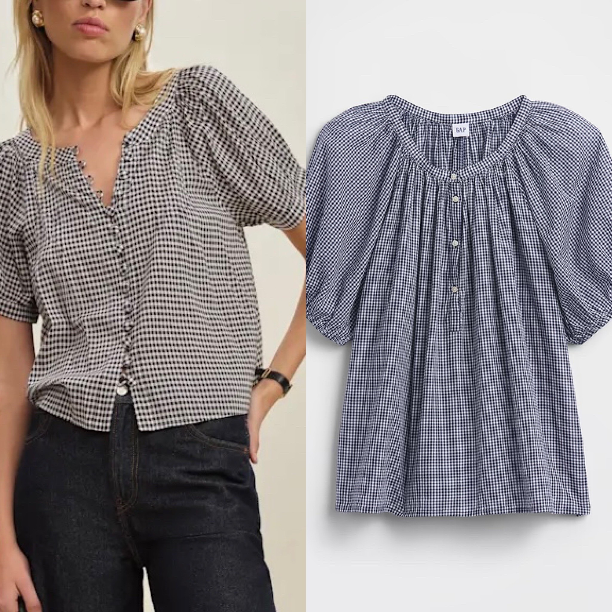 Look for less! Gingham is perfect for summer and this Gap top is so similar to Reformation for less!

Summer top, summer fashion

#LTKSeasonal #LTKOver40 #LTKSaleAlert
