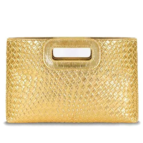 ATQCOL PU Leather Clutch Purses for Women Top Handle Evening Handbags Summer Wedding Party Crossbody Bag with Chain | Amazon (US)