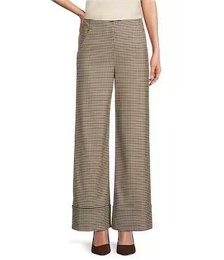 Antonio Melani Coordinating Sophie Plaid Print Wide Leg Pants | Dillard's | Dillard's