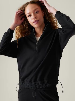 Triumph Hybrid Half Zip Sweatshirt | Athleta