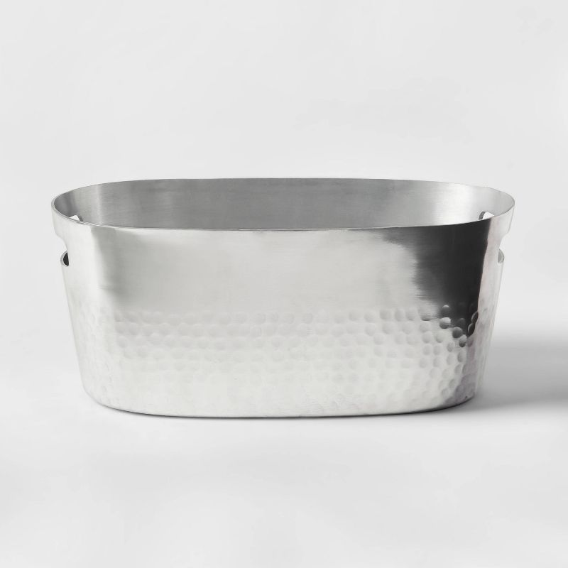 5.2L Aluminum Beverage Tub Silver - Threshold™ | Target